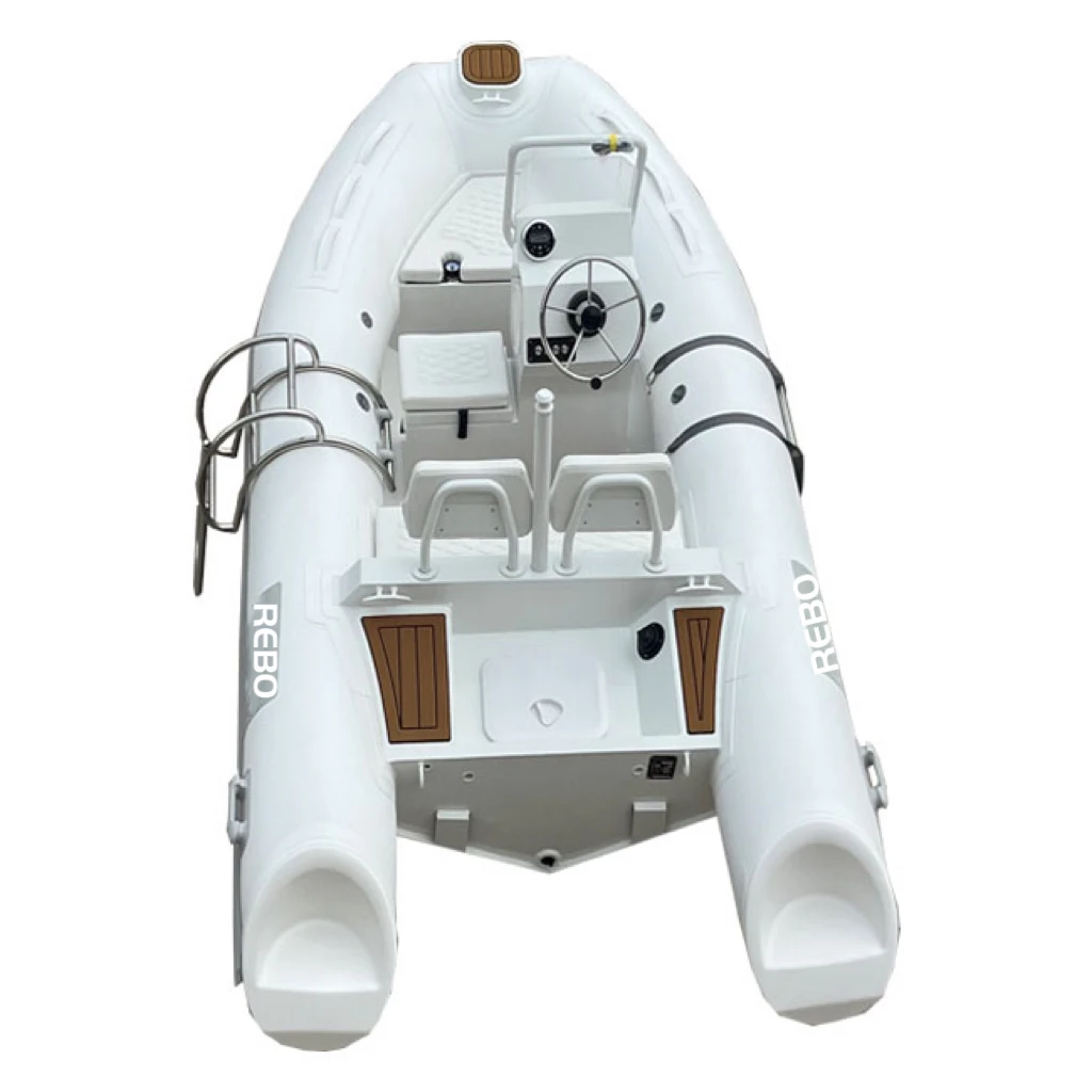 Europe 11ft RHIB 330 Aluminum V Hull Hypalon/PVC Rigid Inflatable Dingy Boats For Sale