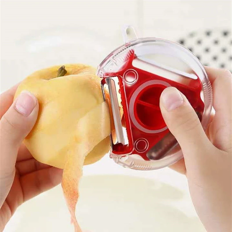 Fruit Slicer Vegetable Peeler for Home Stainless Steel Blade Slicer Fruit Cheese Kitchen Tools Peeler Julienne Swivel Rotary