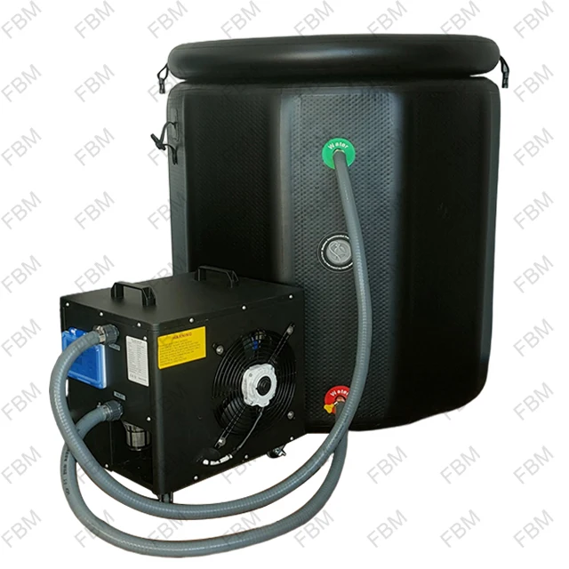 New upgraded ice bath chiller machine for cold plunge 1/2hp water cooling system water chiller