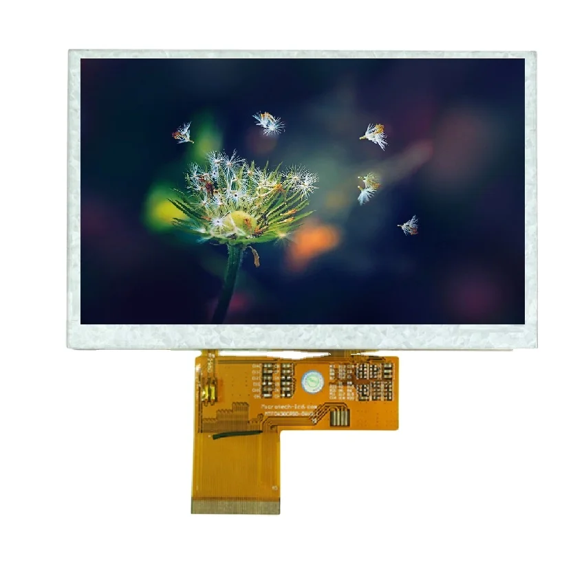 4.3 inch flexible display sunlight readable lcd monitor panel  mettler toledo
