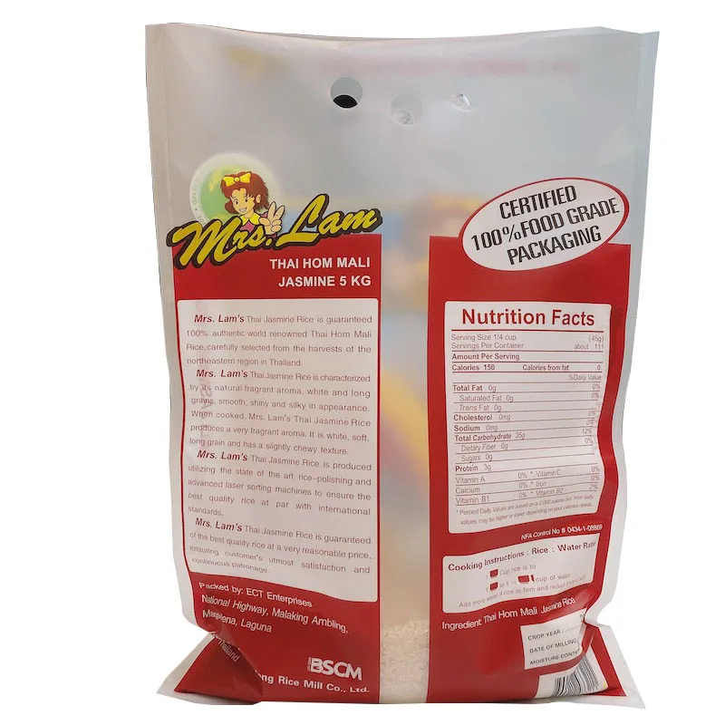 Wenzhou manufacturers Feed Bag PP woven sack for Rice Bag 50kg rice package plastic rice flexible sacks