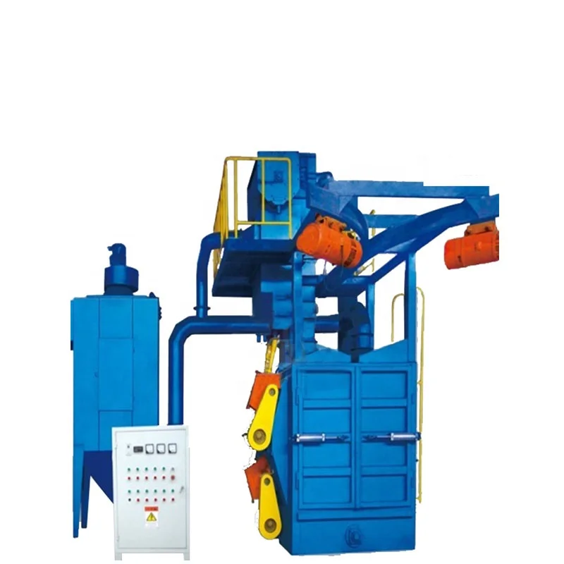 High Efficiency Double Hanger/ Hook Type Shot Blaster Blasting Machine