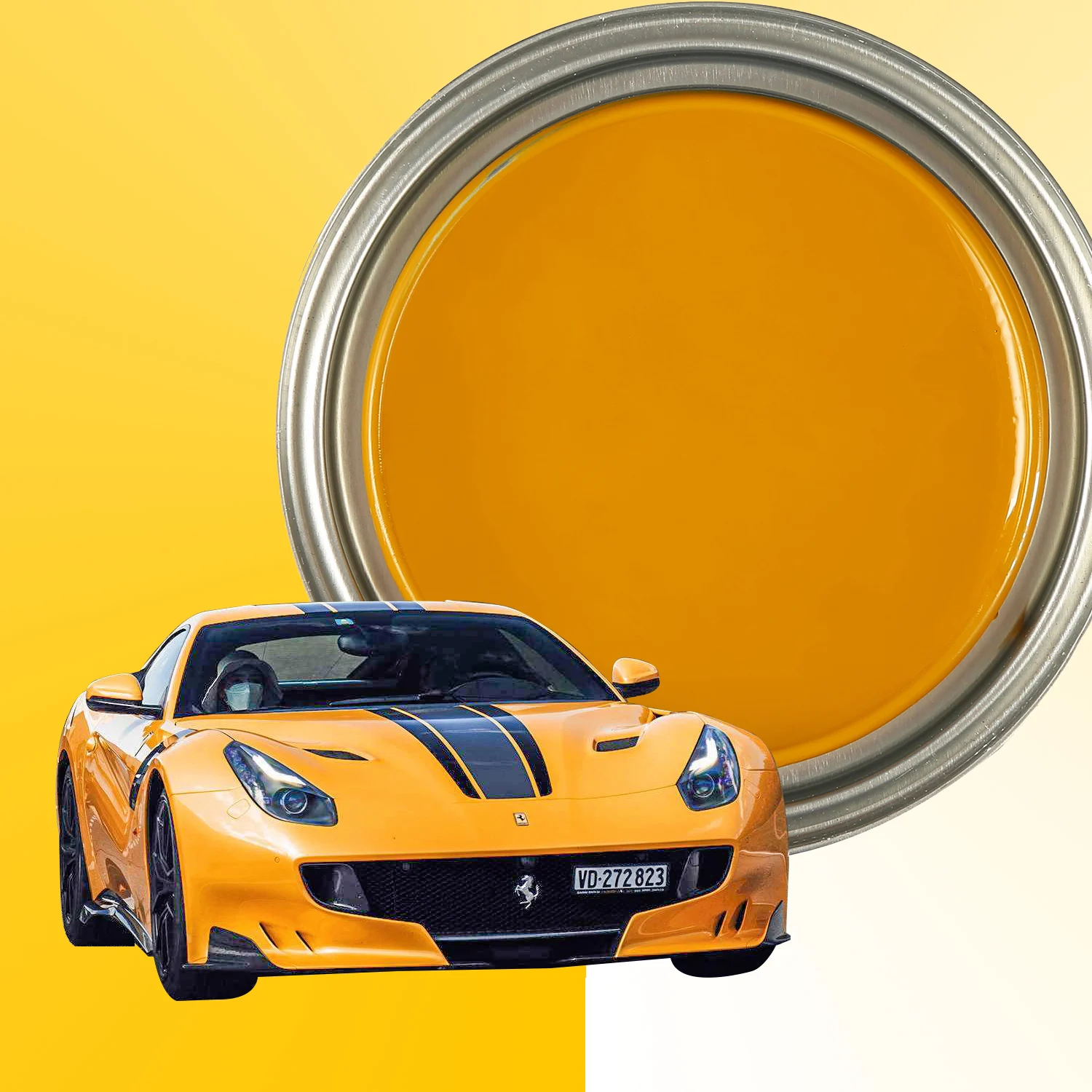 China suppliers 2k body metal waterproof colors protective car paint color paints