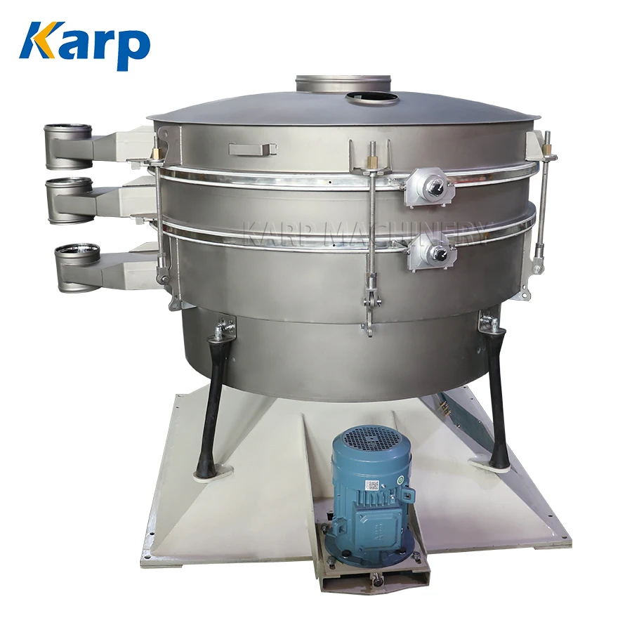 Vibrating Sieving Separator swing machine Food Powder Sifting Machine Tumbler Screener round gyratory sifter