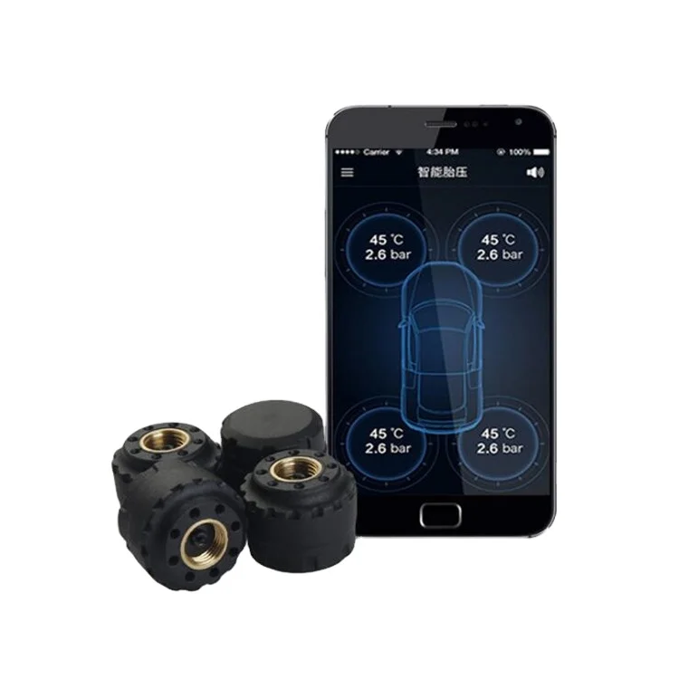 Bt 5.0 external tire pressure TPMS tire pressure monitor mobile phone Bt app tire pressure detection