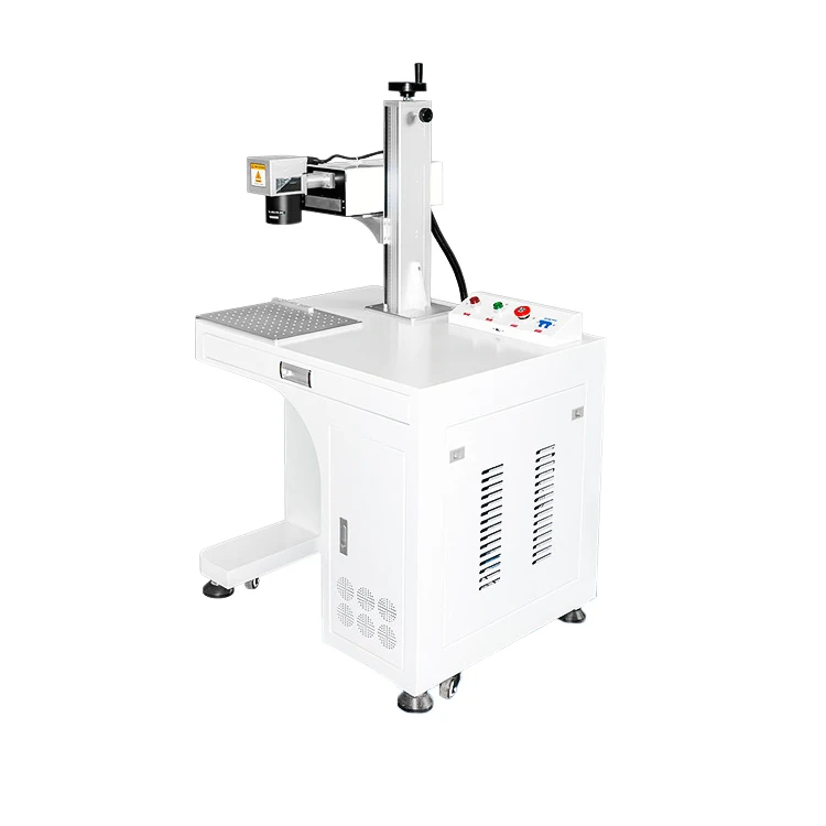 Raycus max Metal fiber laser 20W 30W 50W fiber laser marking machine with rotary