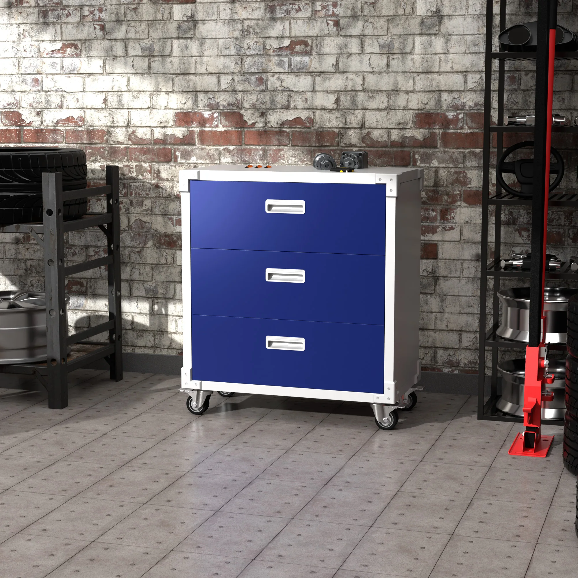 Metal garage storage cabinets pro garage workshop tool storage draw cabinets industrial workshop tool management system