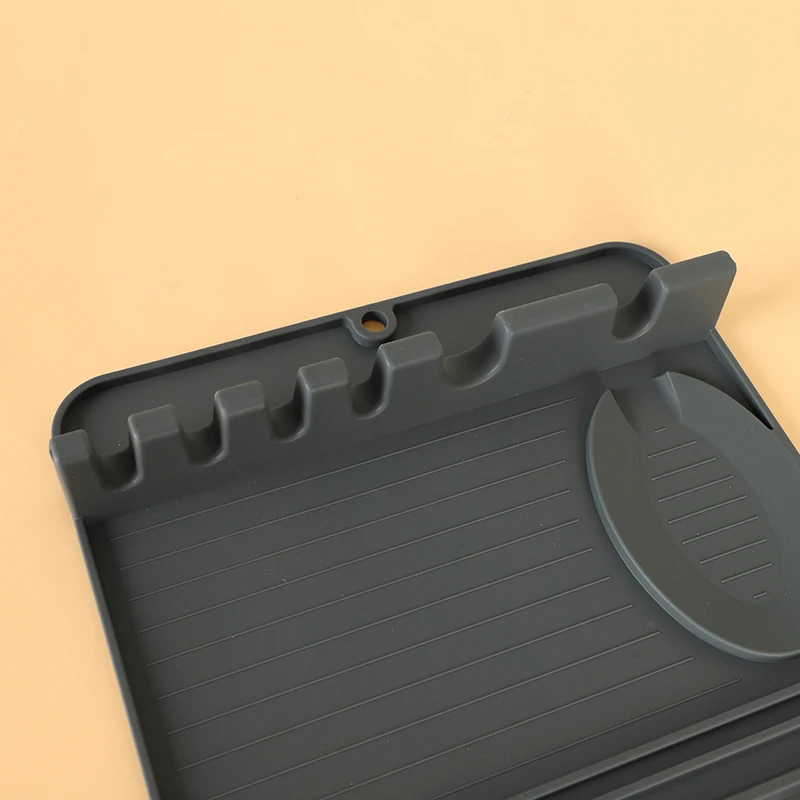 FENGYI New Design silicone Dish Drying Mat For Kitchen Folding Dish Dryer spoon Mat Silicone Dishes Drying Mat