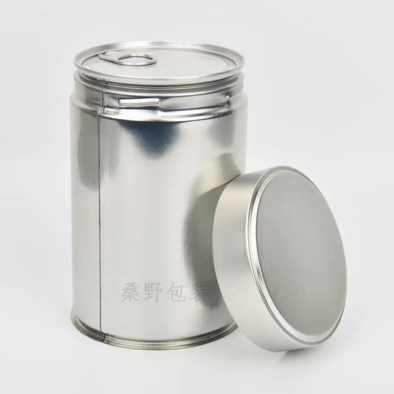 Accept Custom Order Empty Tin Can Metal Tin Can Easy Open Top Cans Be Painted Inside