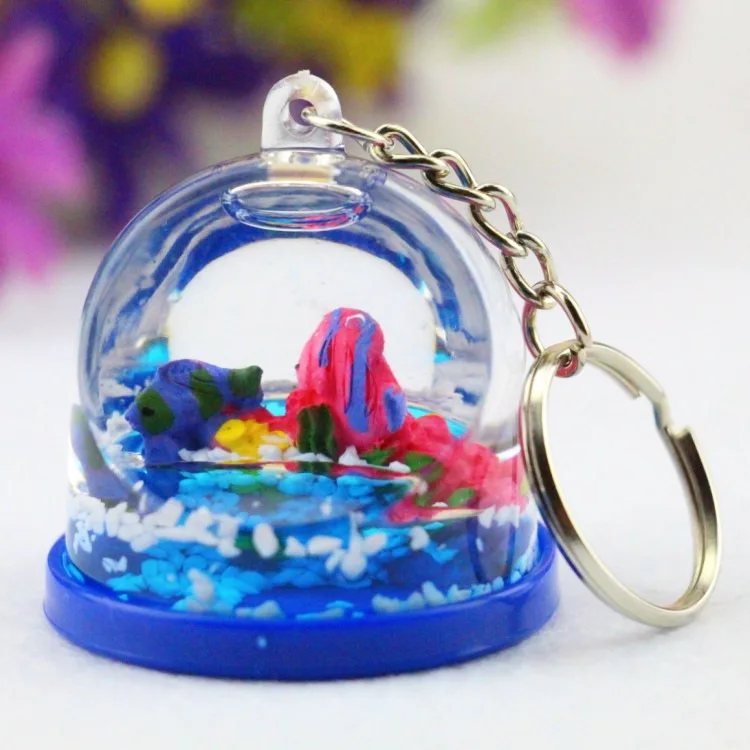 Брелок для ключей из акрила и масел