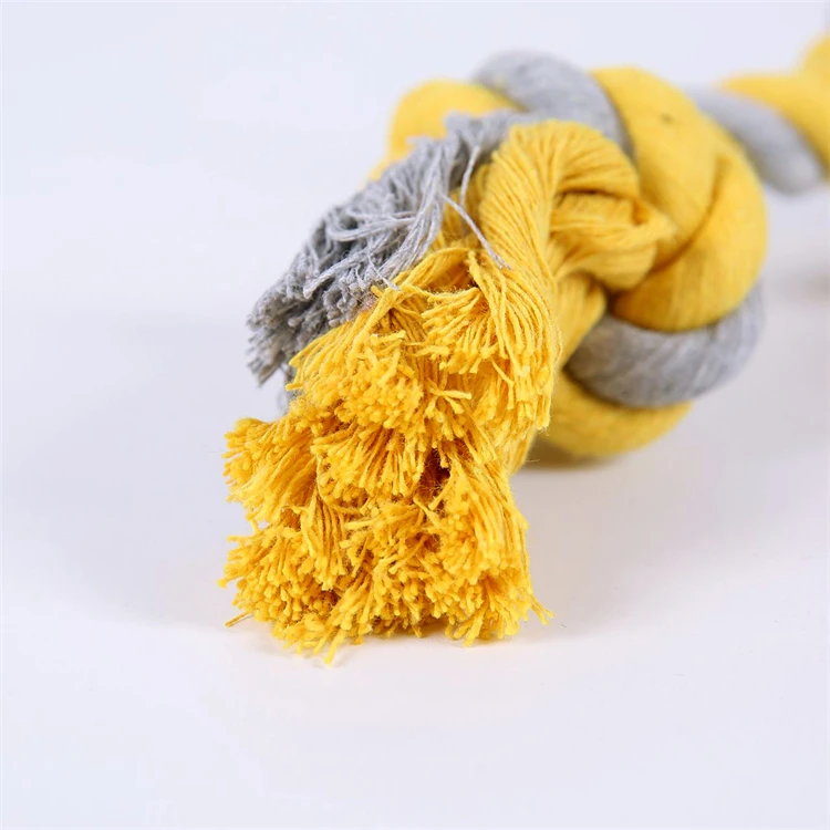 
Factory Direct Sales Of High Quality Pet Toys For Large Dogs With Six Knot Molar Cotton Rope Toys Dog Toys 