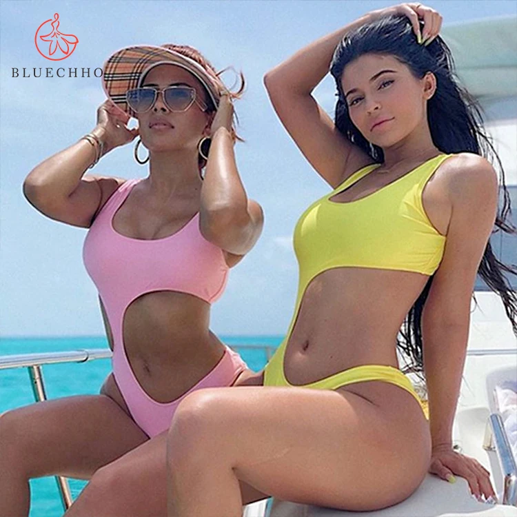 Цельный купальник, женский купальник, однотонное бикини, сексуальное бикини для взрослых, пляжная одежда, сексуальный купальник, накидки