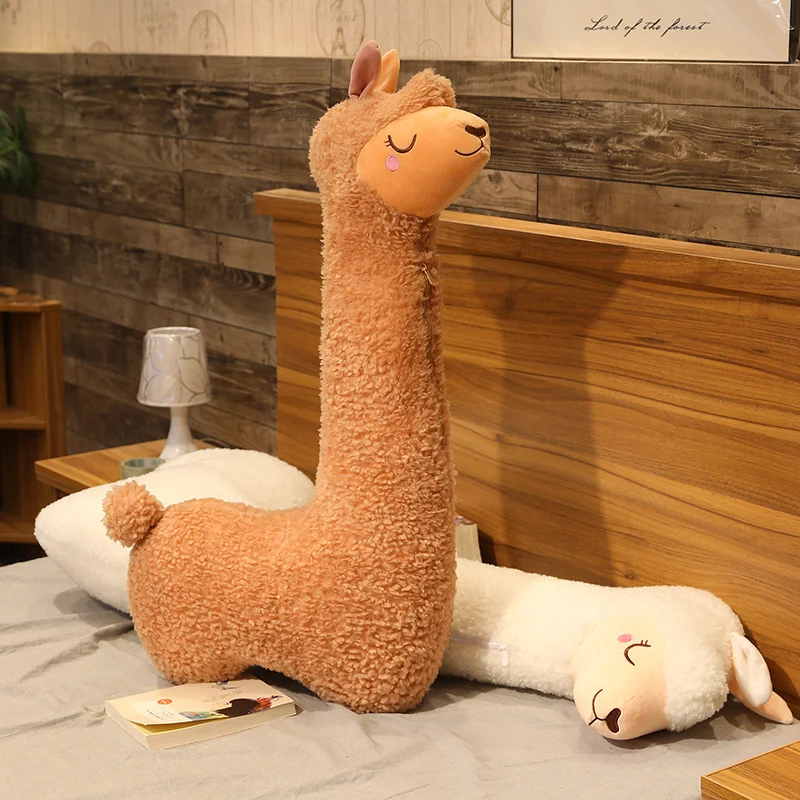 Cute alpaca plush toy Japanese alpaca plush cute alpaca animal doll sleep pillow home bed decoration