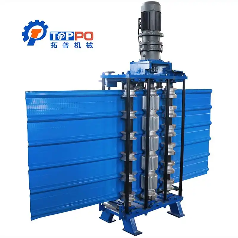 Steel Roof Panel Manual Crimping Curving Machine