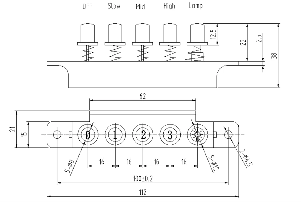 push button switch iec 60947-5-1self-locking switch