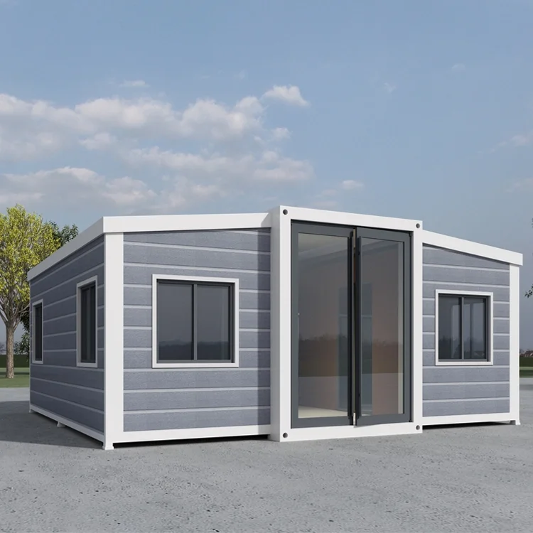 China Suppliers Custom 20ft 40ft Expandable Container House  Prefab Homes Ready to Ship Living  Folding House