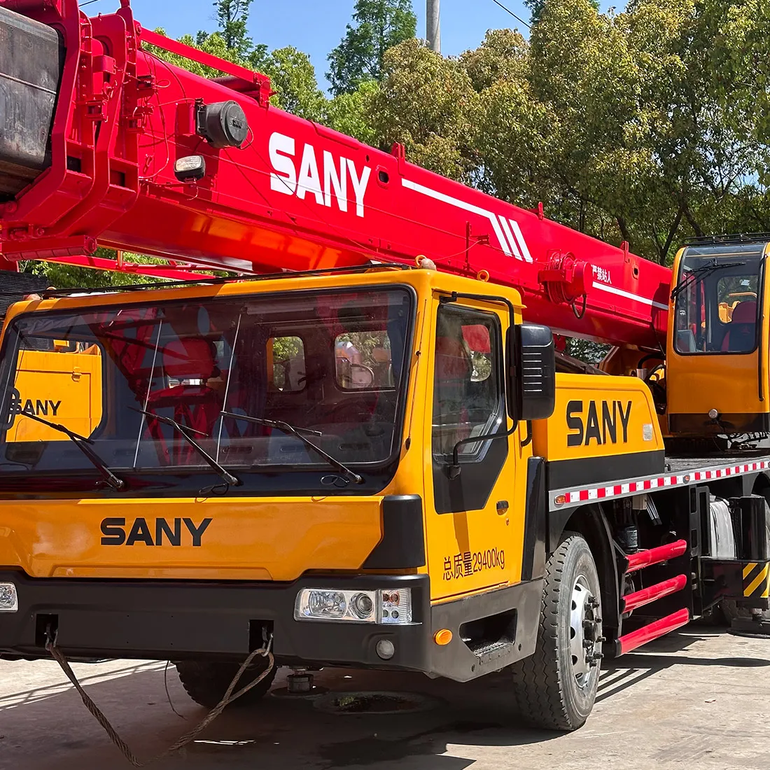 New Mini 25 Ton Telescopic Boom Truck Cranes QY25K5D 30 Ton Hydraulic Mobile Pickup Truck Crane 25ton Stc250