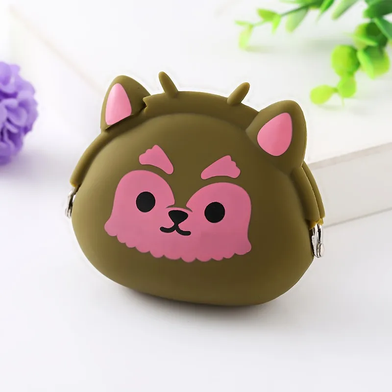 New Product Ideas 2024 Cute Coin Purse Simple Design Squeeze Coin Wallet  Rubber Coin Case