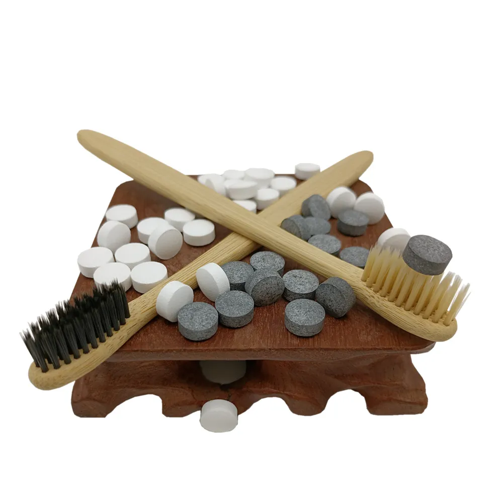 Wholesale bulk solid toothpaste pill hydroxyapatite sensitive teeth chewable toothpaste tablet