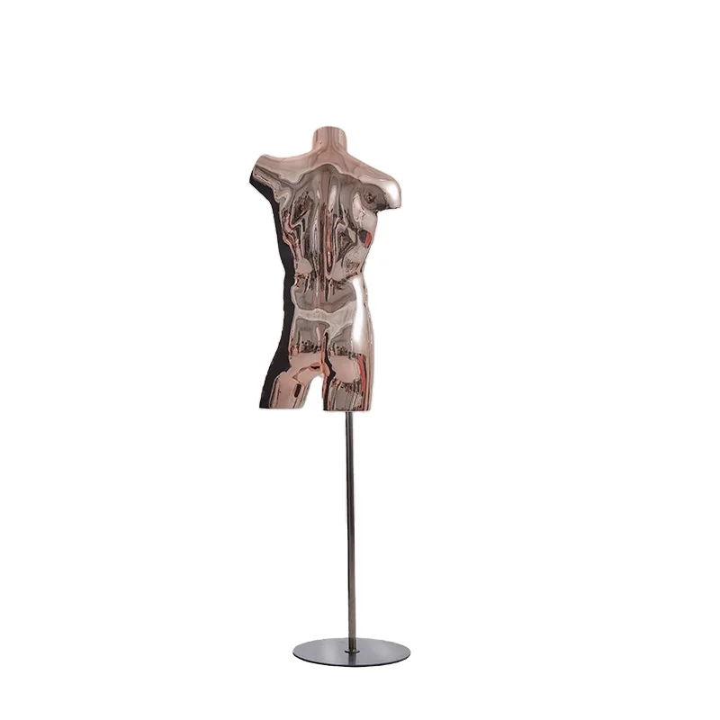 the body shop high quality fashion full body  electroplating rose gold cheap mannequin