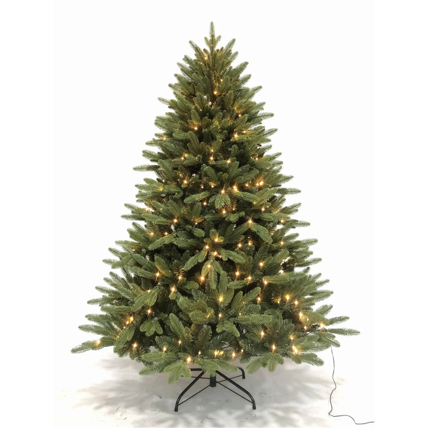 5FT To 9FT Sale New Design High Quality PE PVC mixed pine Christmas Tree artificial With LED Lights
