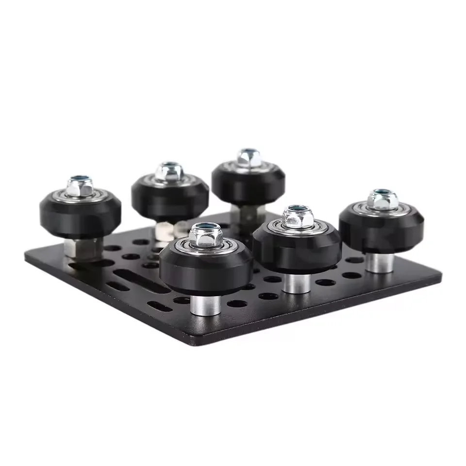 Made in China Aluminium Extrusion Profile Casters 3D Printer CNC Machine with 4 Casters and 6 Casters Pulleys 3D Printer Pulleys
