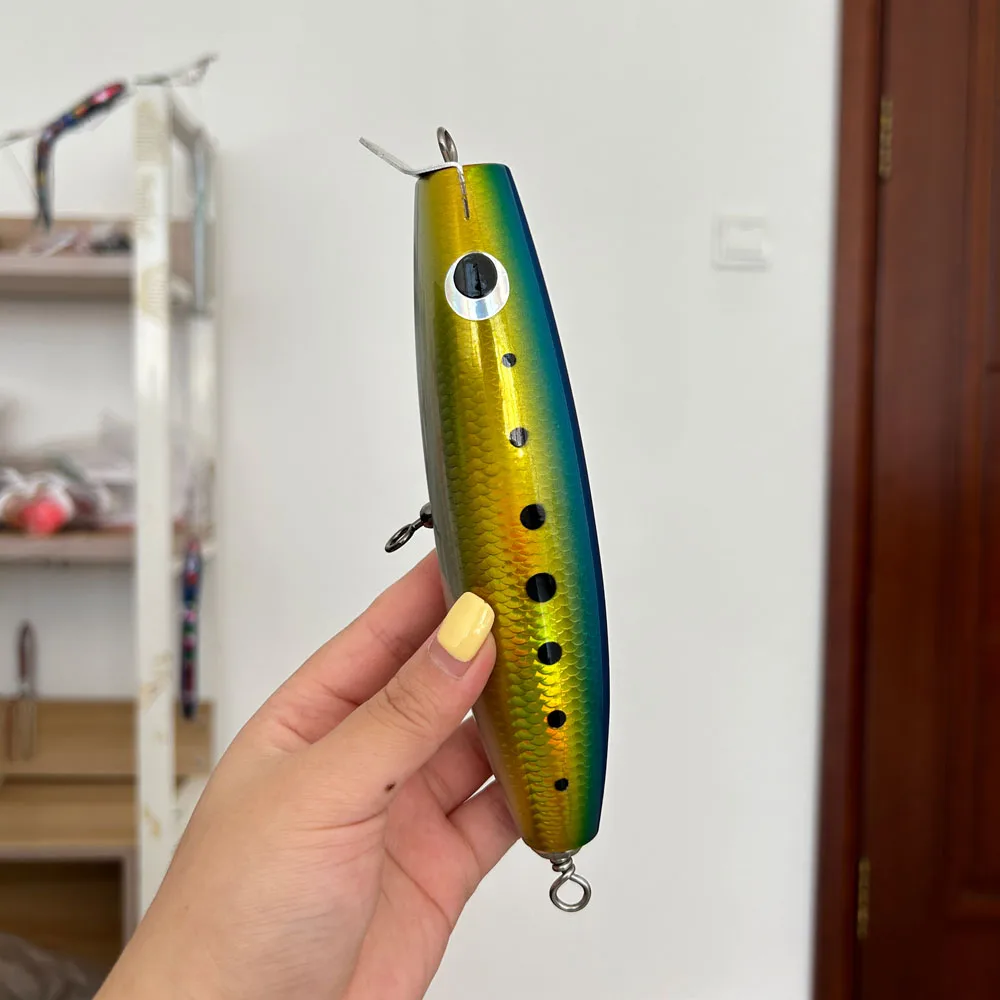 fishing 2024 saltwater fishing Jet Popper Lures top water  floating popper wood lures