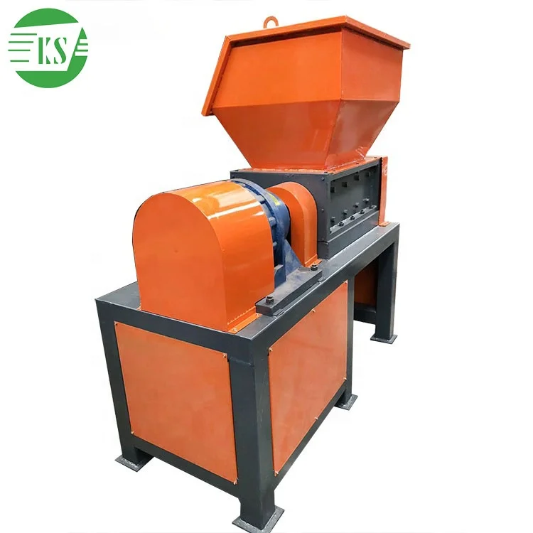 Keshang Two Shaft Mini Crusher Small Scrap Metal Shredder for Sale