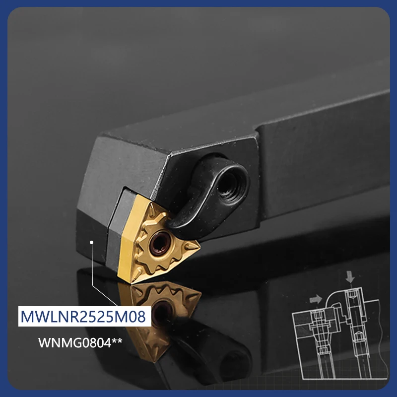 New Product Tungsten Carbide Inserts WNMG Cnc Turning Tools WNMG080408 Turning Insert