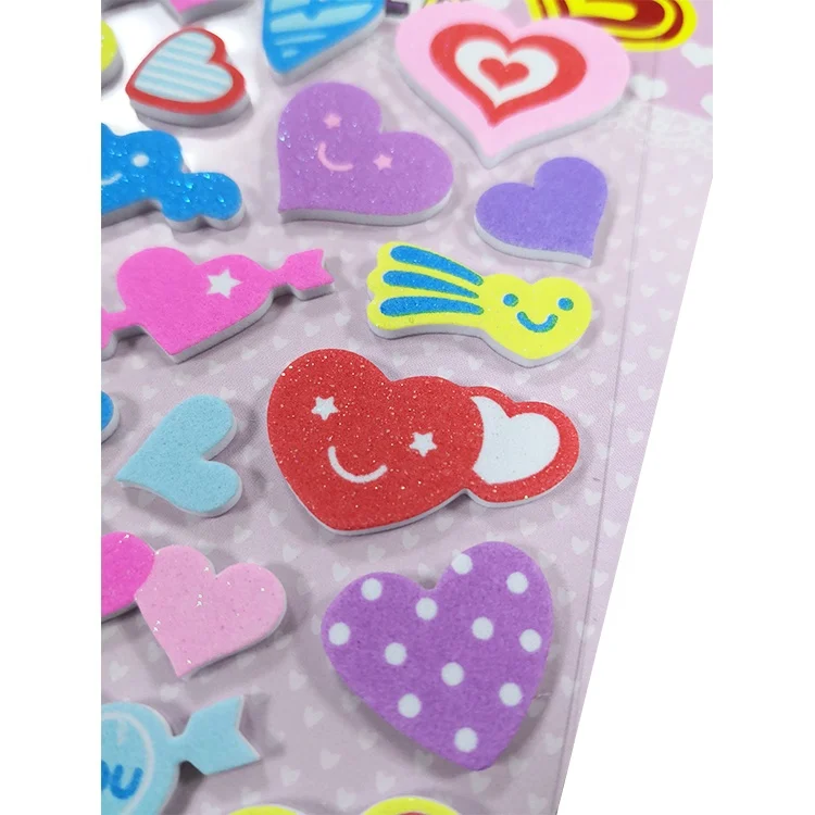 Fullrich Factory Wholesale Diy Colorful Decorative Adhesive Sticker For Kids Children Craft Label Stickers