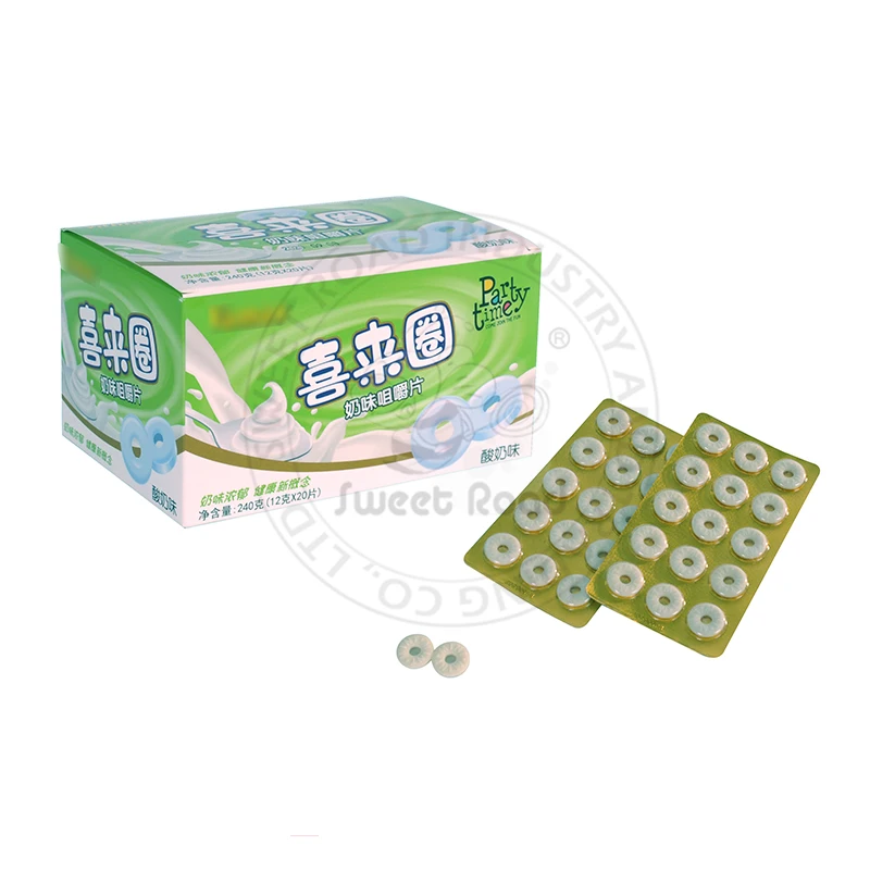 Milk Flavor Press Candy Yogurt And Milk Flavors Tablet Confectionery