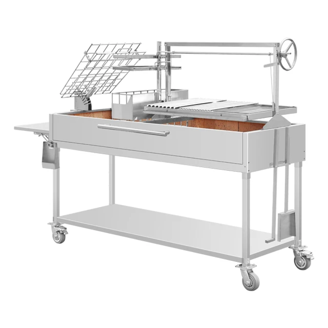 2024 Good Quality Brazilian Barbecue Oven Large charcoal Barbecue Machine
