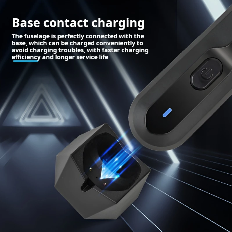 LED Spotlight Rechargeable Cordless Professional Hair Trimmer  Electric Hair Clipper Customized  Body Trimmer