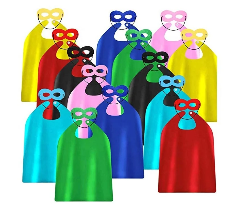 Wholesale Cosplay Halloween All Kinds Of Designs Cape Costume For Children  Superhero Cloak Mask Kids