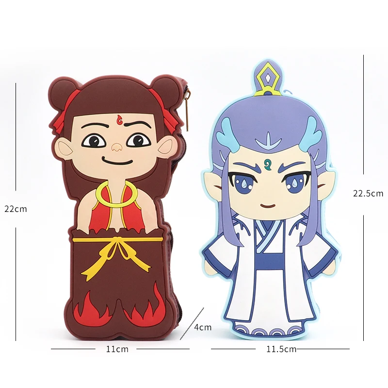 Cute silicone pencil case waterproof big capacity pencil pen case office college school