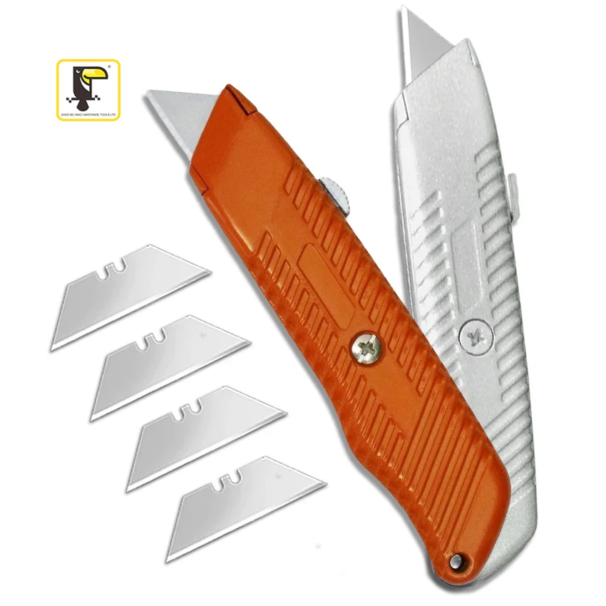 Сверхмощный раздвижное лезвие ковер кожаный нож для резки обоев Коробка резак алюминиевый сплав универсальный