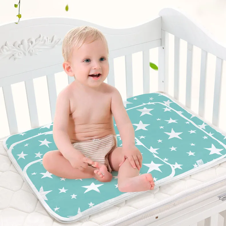 Waterproof Reusable Breathable Leak Proof Infant Mattress Travel Portable Nappy Changing Urine Mat Baby Diaper Changing Pad