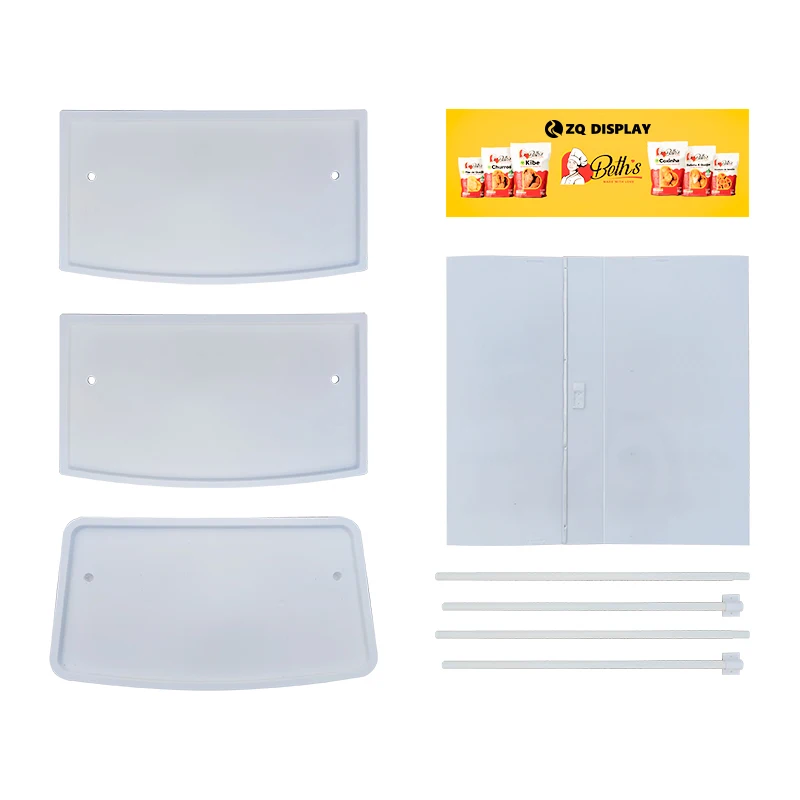 Portable Foldable PP/ABS Promotion Table Counter Easy-to-Install Supermarket Booth Display for Effective Supermarket Display