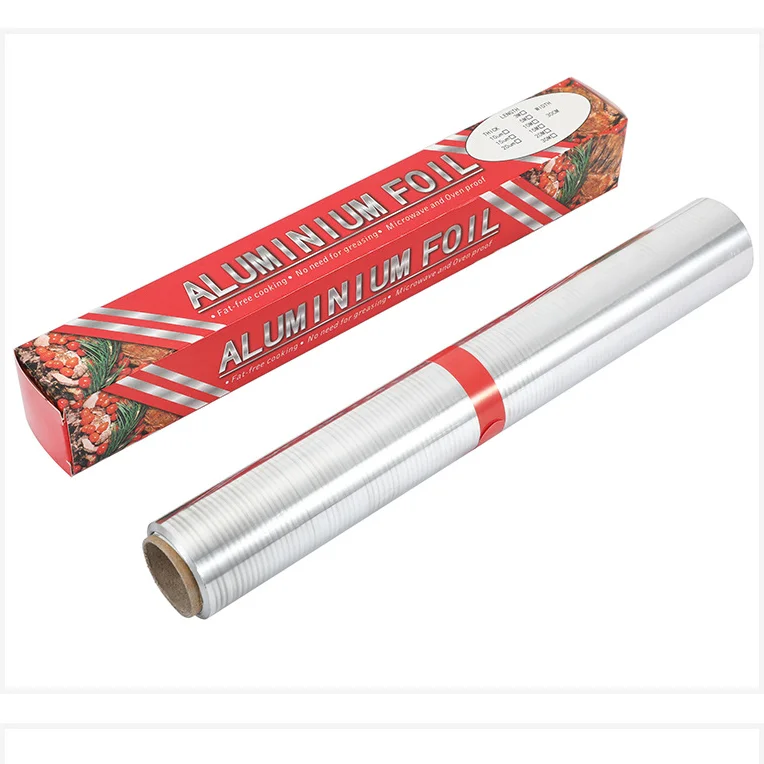 YURUI Food grade Household 30cm falcon tin foil roll thickened paper aluminum foil roll aluminum foil for kitchen use