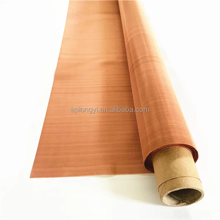 1.5mx30m roll 100 120 150 180 200 mesh 99.96% pure copper emi shielding faraday cage copper fabric
