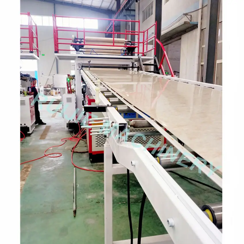 UV Marble Sheet high gloss pvc marble sheet UV wall panel making machine