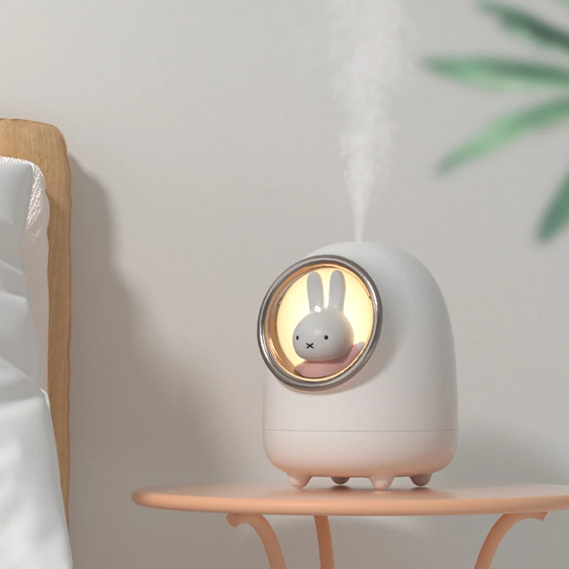 Miffy X MIPO Humidifier Mini Household Small Moisturizing Aromatherapy Car Creativity Air USB Humidifier LED Night Lamp For Gift