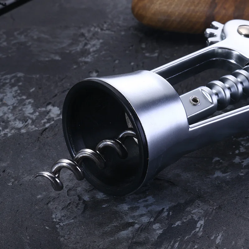 Stainless Steel Wing Corkscrew Wine and Beer Opener Heavy-duty Metal Wine Opener