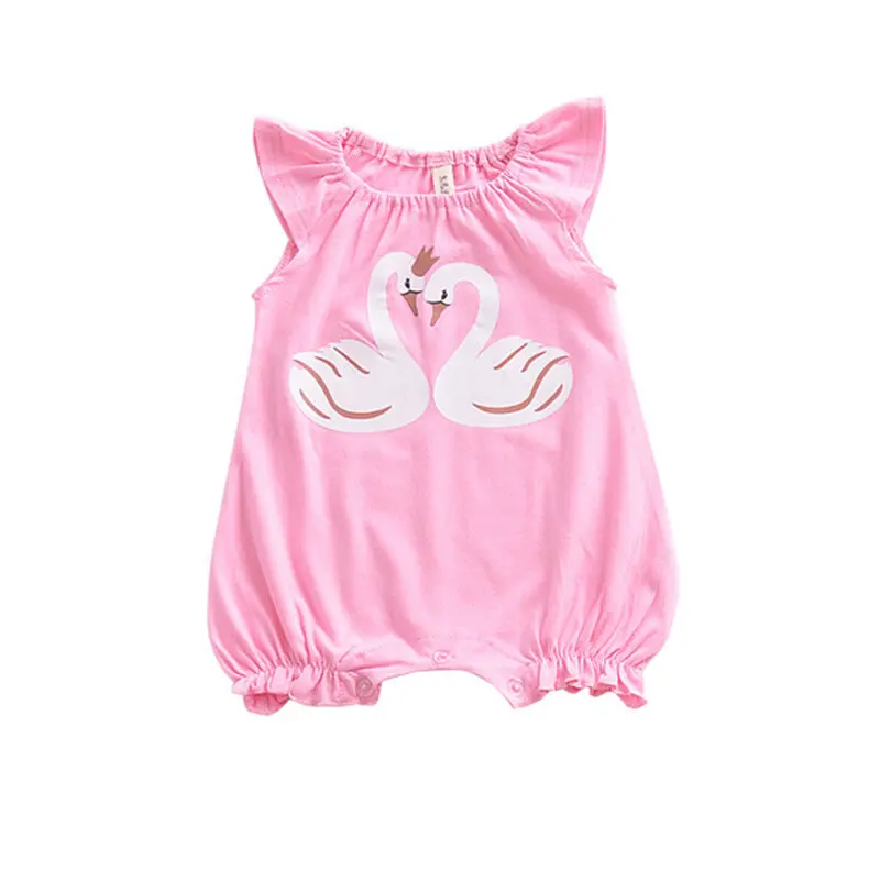 2021 New Style Summer Suspenders Style Kids Clothing S Red Bowknot Fashion Jumpsuit with Irregular Neckline Designed Girl Cotton