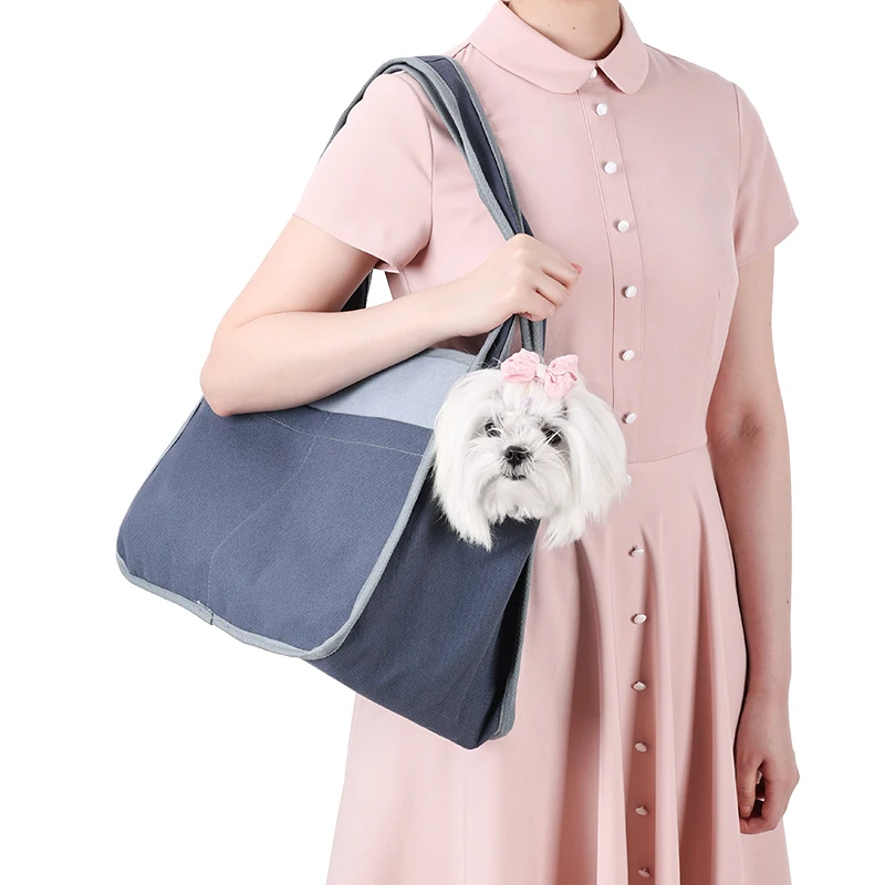 OEM Walking Outdoor Travel Pet Tote Leisure Style Canvas Puppy Dog Carrier Bag dog carrier cat carrier bag dog travel bag