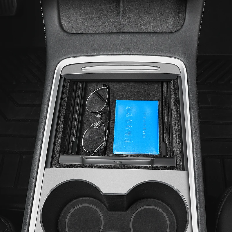 2021 2022 Model Y Central Armrest Storage Box For Tesla Model 3 Organizer