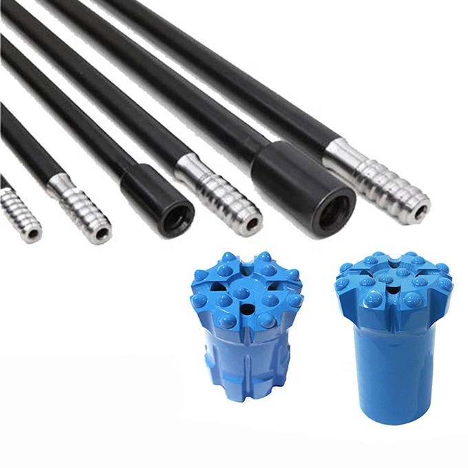 TDS R38 T38 thread MF Drill Rods Extension MF rods for Tunneling