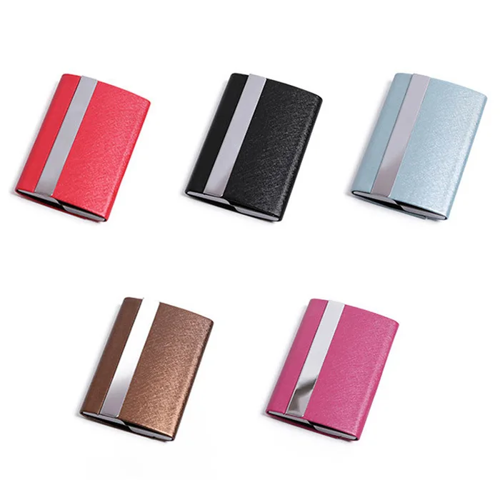 Wholesale Hot Sale Cardholder Various Styles Blank Metal Card Case Stainless Steel Bank Cards Box Name ID Business Card Holder