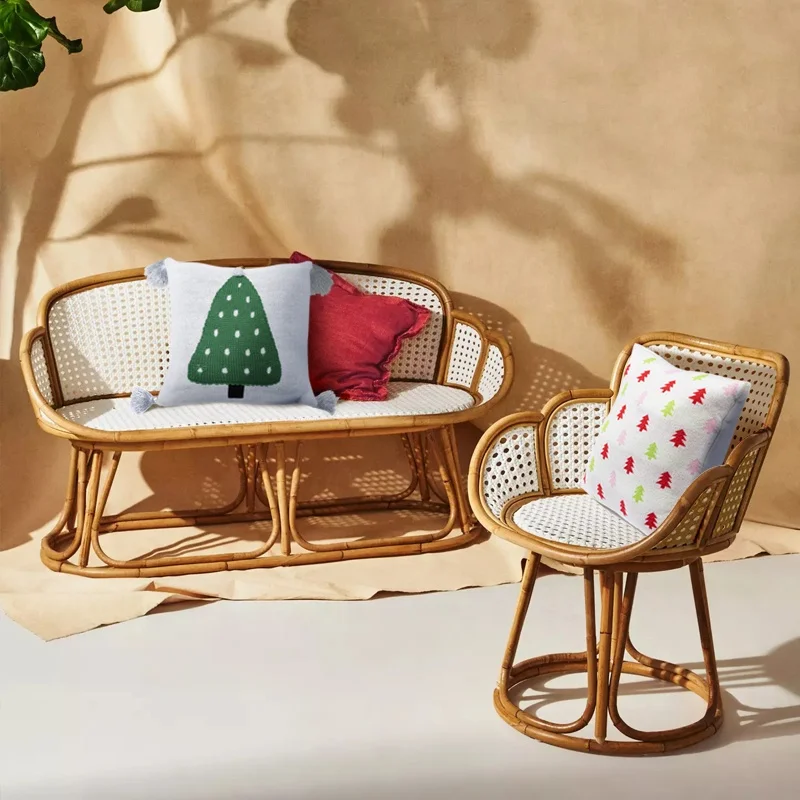 Honeymoon custom home chair bedroom square sofa pillow case christmas cushion cover for living room