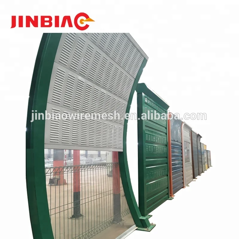 JINBIAO Factory Sale Cheap Price Decoration Sound Absorbing Wall Noise Barriers For Highways